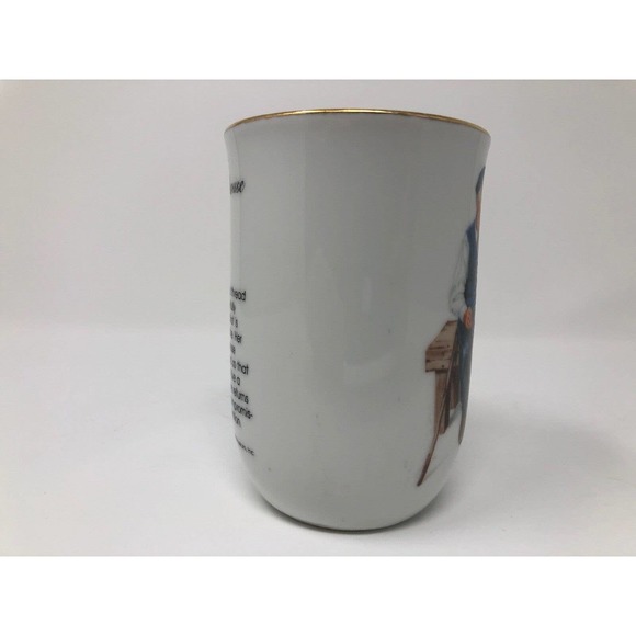 Norman Rockwell Museum Mug Lighthouse Keepers Daughter 1982 Collectible - Picture 2 of 9